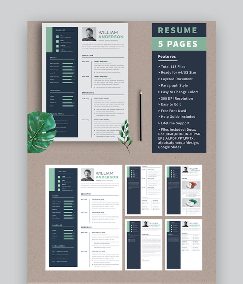 39+ Best (PSD) Resume CV Templates (Photo Formats)